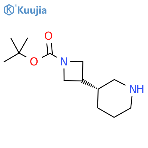 tert-Butyl (R)-3-(piperidin-3-yl)azetidine-1-carboxylate structure