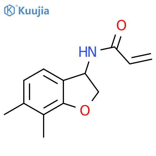 N-(2,3-Dihydro-6,7-dimethyl-3-benzofuranyl)-2-propenamide structure