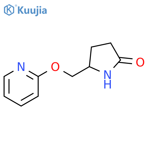 5-[(pyridin-2-yloxy)methyl]pyrrolidin-2-one structure