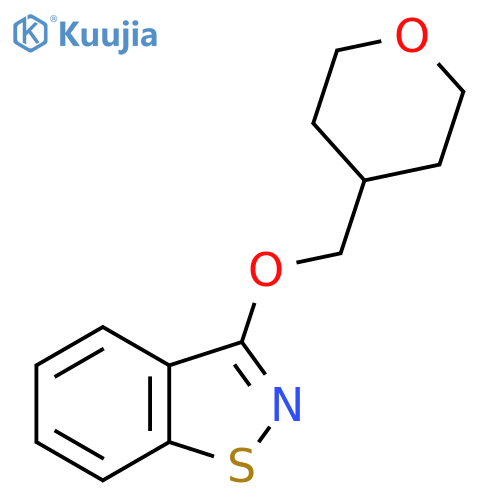 3-[(Oxan-4-yl)methoxy]-1,2-benzothiazole structure