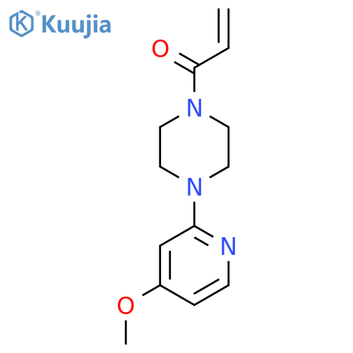 1-[4-(4-Methoxypyridin-2-yl)piperazin-1-yl]prop-2-en-1-one structure