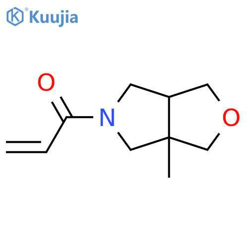 1-(Tetrahydro-3a-methyl-1H-furo[3,4-c]pyrrol-5(3H)-yl)-2-propen-1-one structure