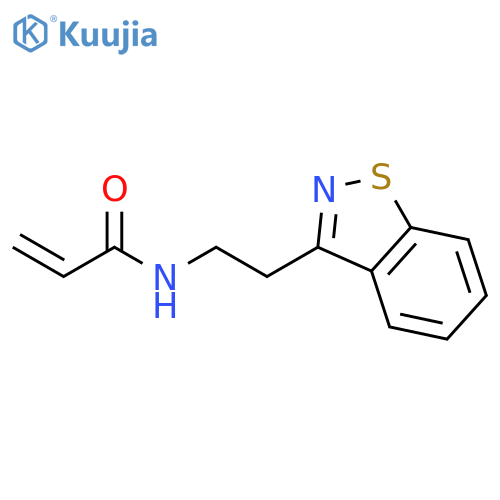 N-[2-(1,2-Benzisothiazol-3-yl)ethyl]-2-propenamide structure