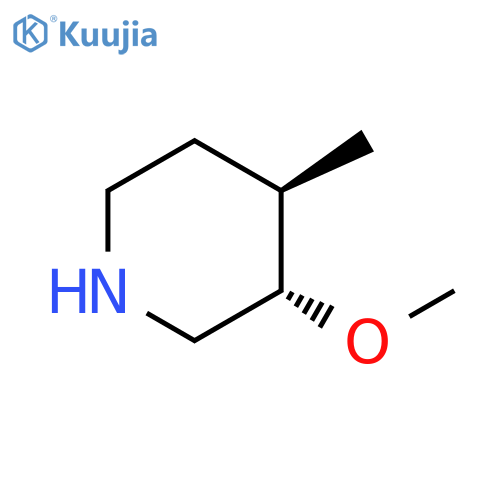 (3S,4R)-3-Methoxy-4-methyl-piperidine structure