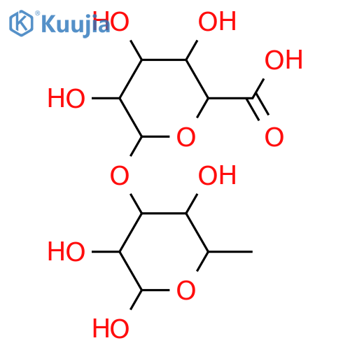 3-O-α-D-Glucopyranuronosyl-L-rhamnose structure