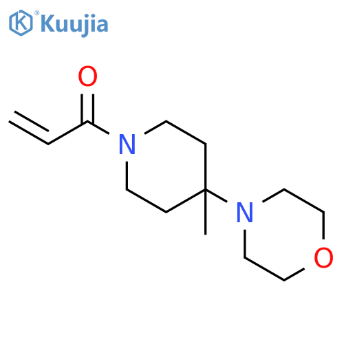 1-[4-Methyl-4-(4-morpholinyl)-1-piperidinyl]-2-propen-1-one structure