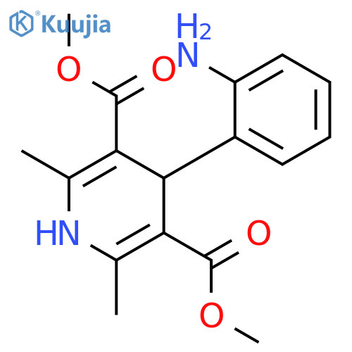 Dimethyl 1,4-Dihydro-2,6-dimethyl-4-(2’-aminophenyl)-pyridine-3,5-dicarboxylate structure