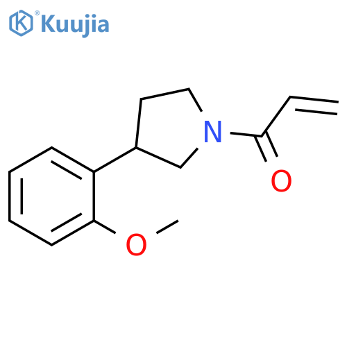 1-[3-(2-Methoxyphenyl)-1-pyrrolidinyl]-2-propen-1-one structure