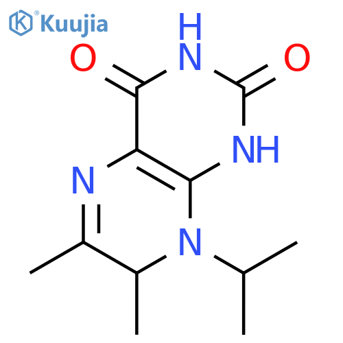 6,7-Dimethyl-8-(propan-2-yl)pteridine-2,4(3H,8H)-dione structure