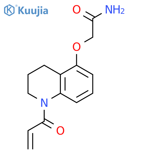 2-[[1,2,3,4-Tetrahydro-1-(1-oxo-2-propen-1-yl)-5-quinolinyl]oxy]acetamide structure