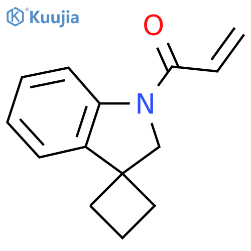 1-Spiro[2H-indole-3,1'-cyclobutane]-1-ylprop-2-en-1-one structure