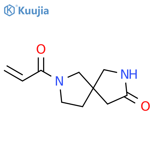 7-(1-Oxo-2-propen-1-yl)-2,7-diazaspiro[4.4]nonan-3-one structure
