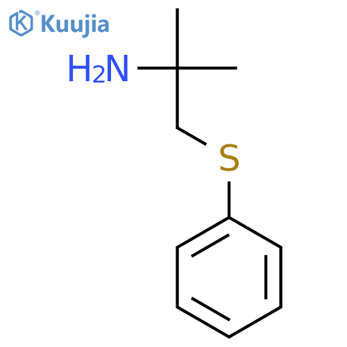 2-methyl-1-(phenylsulfanyl)propan-2-amine structure