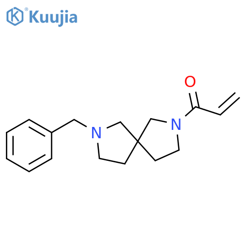2-Propen-1-one, 1-[7-(phenylmethyl)-2,7-diazaspiro[4.4]non-2-yl]- structure