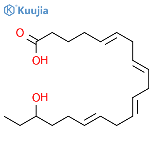 5,8,11,14-Eicosatetraenoicacid, 18-hydroxy- structure