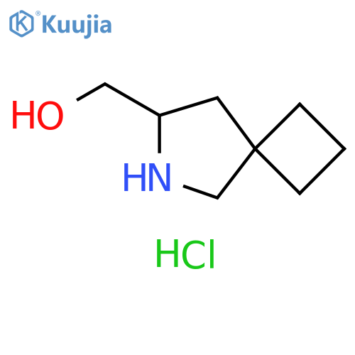 {6-azaspiro3.4octan-7-yl}methanol hydrochloride structure