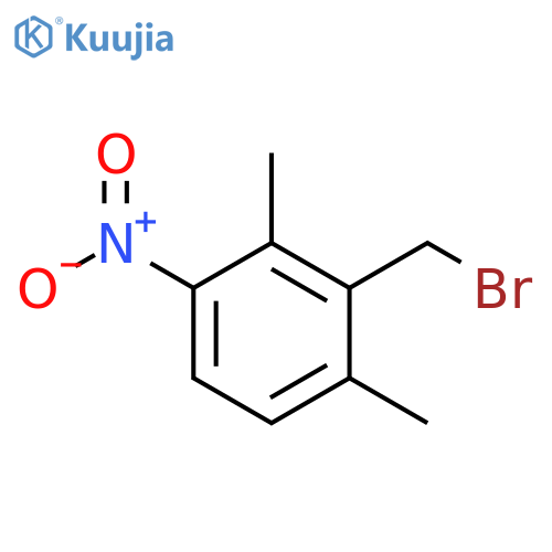 2,6-Dimethyl-3-nitrobenzyl bromide structure