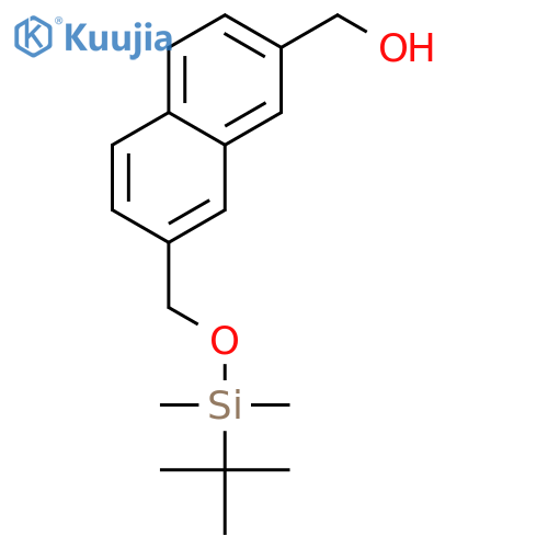 2-Naphthalenemethanol, 7-[[[(1,1-dimethylethyl)dimethylsilyl]oxy]methyl]- structure