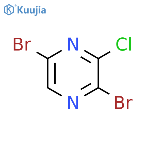 2,5-Dibromo-3-chloropyrazine structure