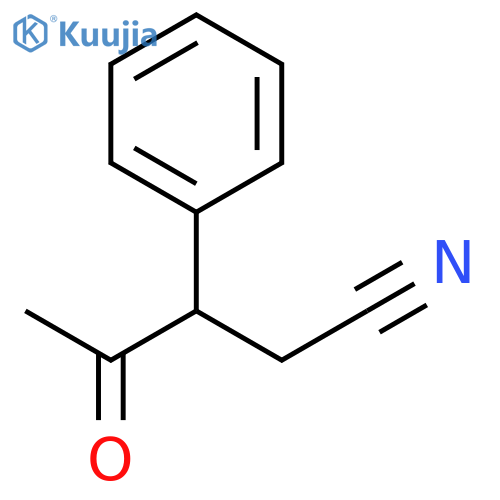 4-Oxo-3-phenylpentanenitrile structure