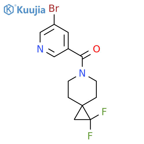 6-(5-Bromopyridine-3-carbonyl)-1,1-difluoro-6-azaspiro[2.5]octane structure