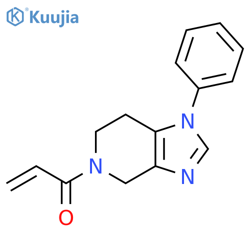 1-(1-Phenyl-6,7-dihydro-4H-imidazo[4,5-c]pyridin-5-yl)prop-2-en-1-one structure