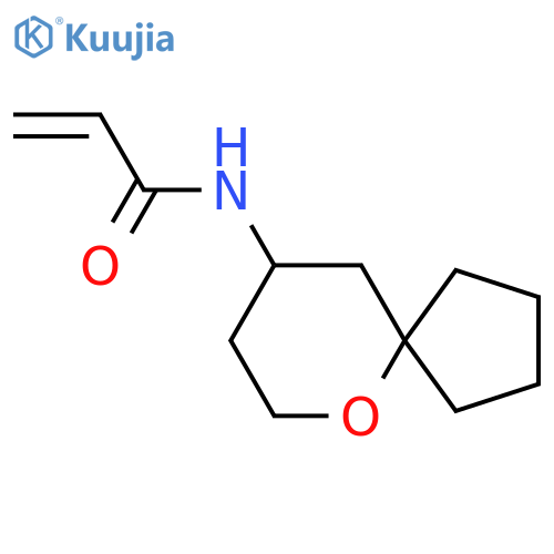 N-(6-Oxaspiro[4.5]decan-9-yl)prop-2-enamide structure