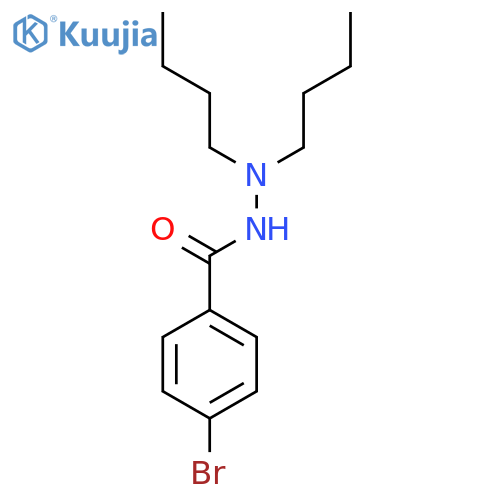 4-Bromobenzoic acid N',N'-dibutylhydrazide structure