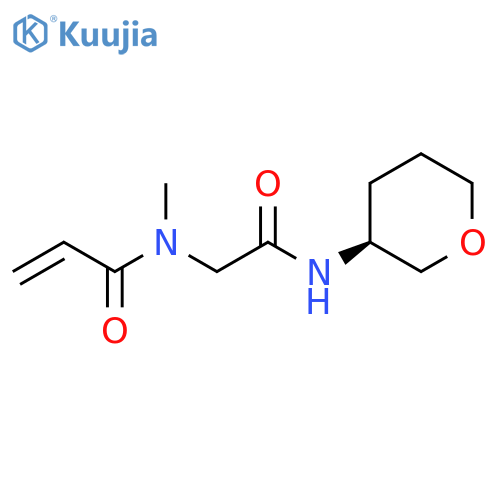 N-Methyl-N-[2-oxo-2-[[(3S)-tetrahydro-2H-pyran-3-yl]amino]ethyl]-2-propenamide structure