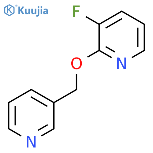 3-Fluoro-2-[(pyridin-3-yl)methoxy]pyridine structure