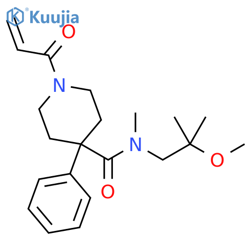 N-(2-Methoxy-2-methylpropyl)-N-methyl-1-(1-oxo-2-propen-1-yl)-4-phenyl-4-piperidinecarboxamide structure