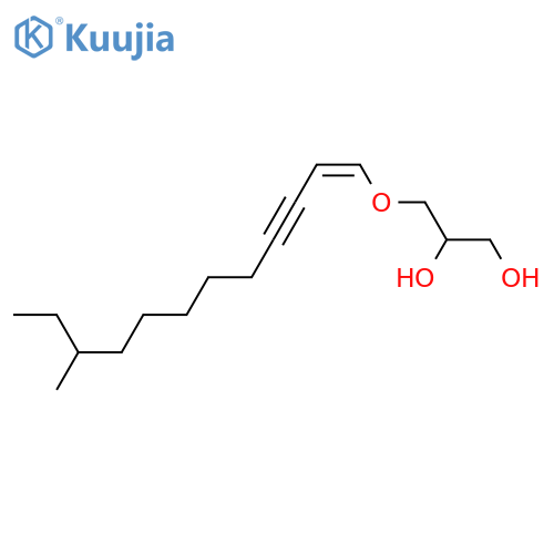 3-(10-Methyl-1-dodecen-3-ynyloxy)-1,2-propanediol; (S,1'Z,10'ξ)-form structure