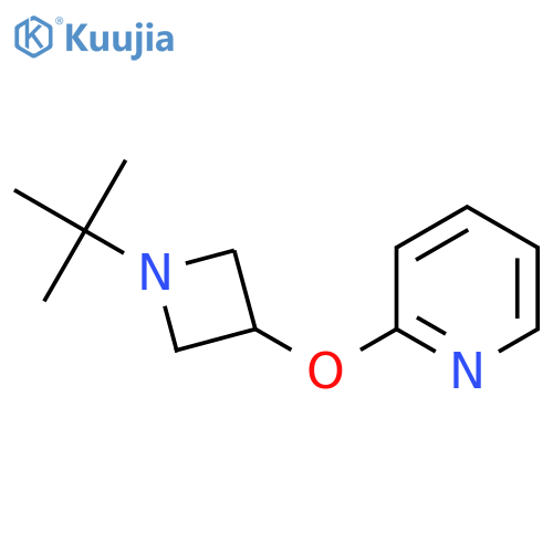2-[(1-Tert-butylazetidin-3-yl)oxy]pyridine structure