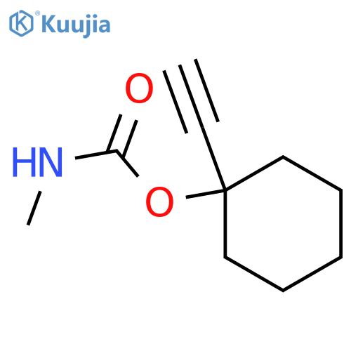 Cyclohexanol,1-ethynyl-, 1-(N-methylcarbamate) structure