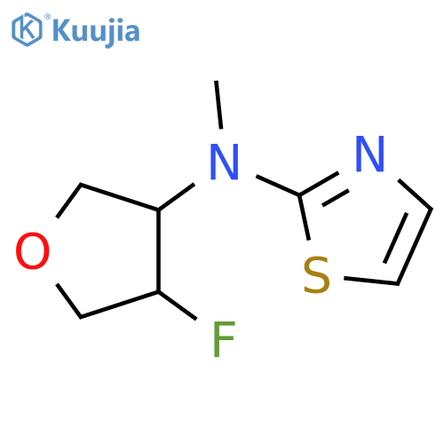 N-(4-fluorooxolan-3-yl)-N-methyl-1,3-thiazol-2-amine structure