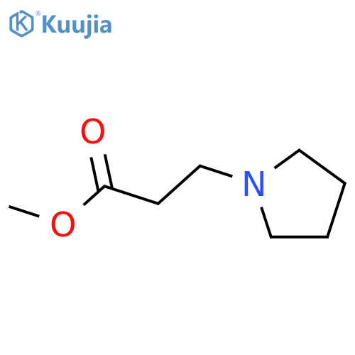 methyl 3-(pyrrolidin-1-yl)propanoate structure