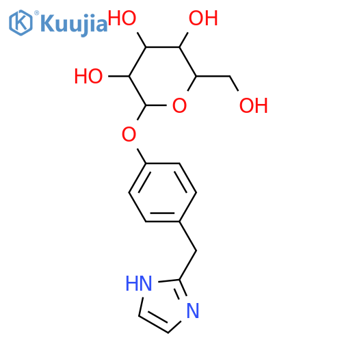 b-D-Galactopyranoside,4-(1H-imidazol-2-ylmethyl)phenyl structure
