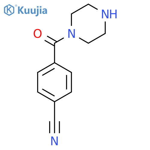 4-(Piperazin-1-ylcarbonyl)benzonitrile structure