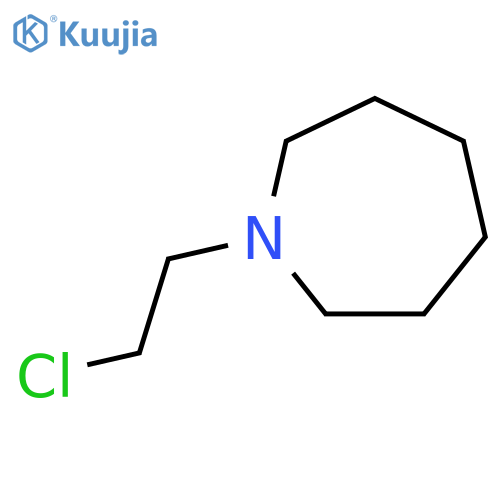 1-(2-chloroethyl)azepane structure