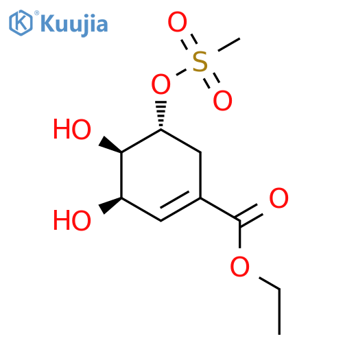 (3R,4R,5R)-3,4-Dihydroxy-5-(methylsulfonyl)oxy-1-cyclohexene-1-carboxylic Acid Ethyl Ester (>85%) structure