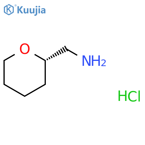[(2S)-tetrahydropyran-2-yl]methanamine;hydrochloride structure