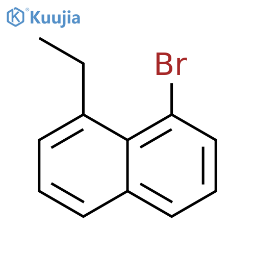 Naphthalene, 1-bromo-8-ethyl- structure