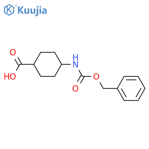 Cyclohexanecarboxylicacid, 4-[[(phenylmethoxy)carbonyl]amino]- structure