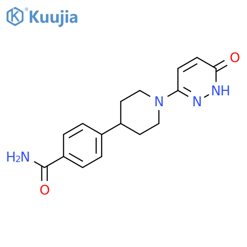 Benzamide, 4-[1-(1,6-dihydro-6-oxo-3-pyridazinyl)-4-piperidinyl]- structure