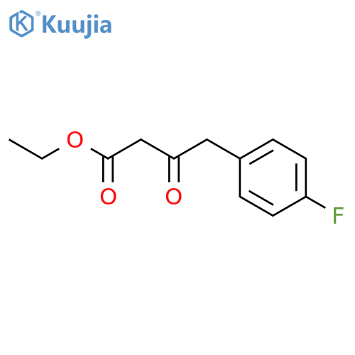 Ethyl 4-fluorophenylacethylacetate structure
