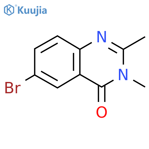 6-Bromo-2,3-dimethylquinazolin-4-one structure