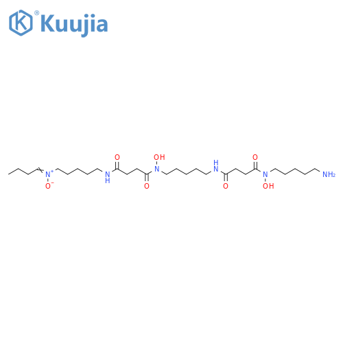 Butanediamide,N-(5-aminopentyl)-N'-[5-[[4-[[5-(butylideneoxidoamino)pentyl]amino]-1,4-dioxobutyl]hydroxyamino]pentyl]-N-hydroxy-(9CI) structure