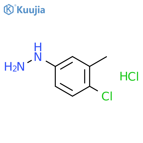 (4-Chloro-3-methylphenyl)hydrazine Hydrochloride structure