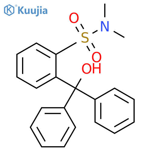 Benzenesulfonamide,2-(hydroxydiphenylmethyl)-N,N-dimethyl- structure