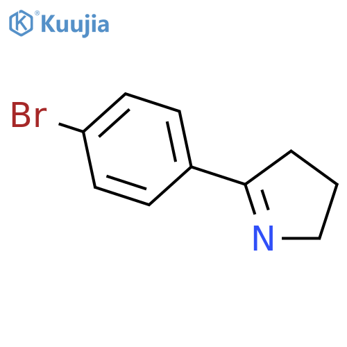 2H-Pyrrole,5-(4-bromophenyl)-3,4-dihydro- structure